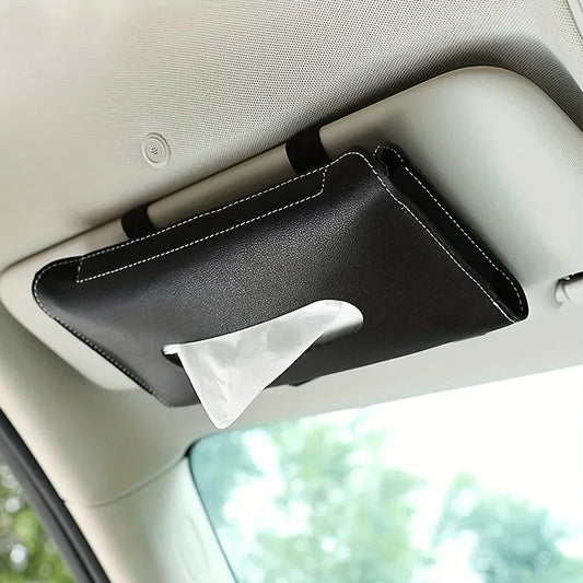 Auto-Taschentuch-Box aus Leder – SwissGlanzGarage Autopflege Schweiz