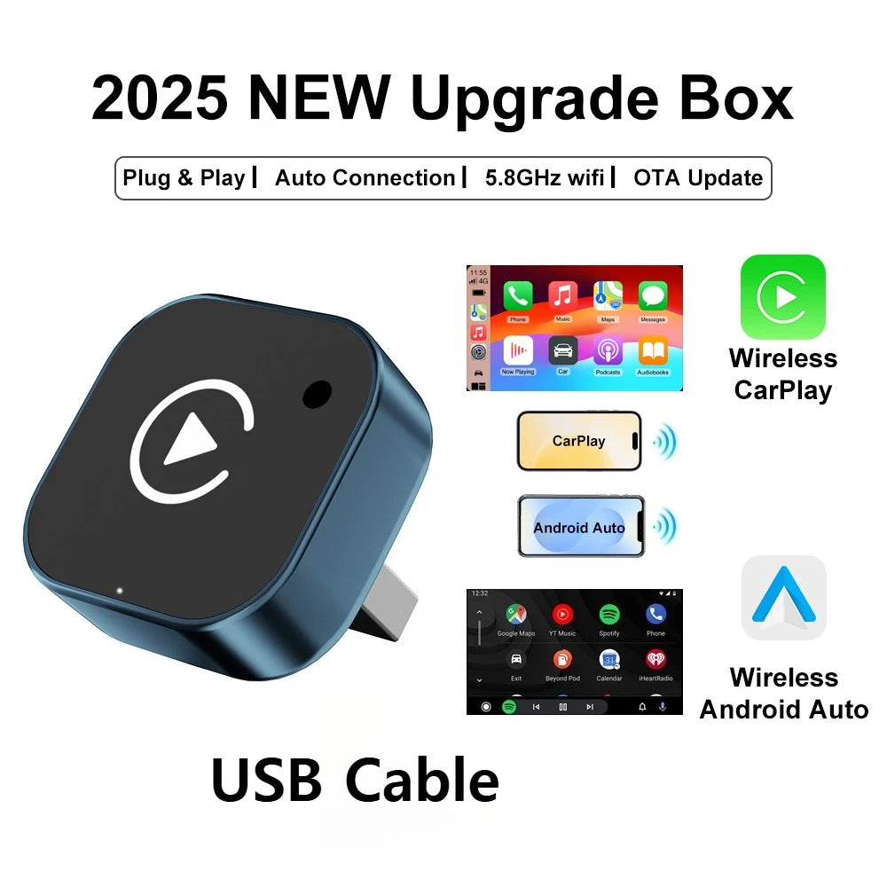 Kabellos CarPlay Adapter 2-in-1 Dongle
