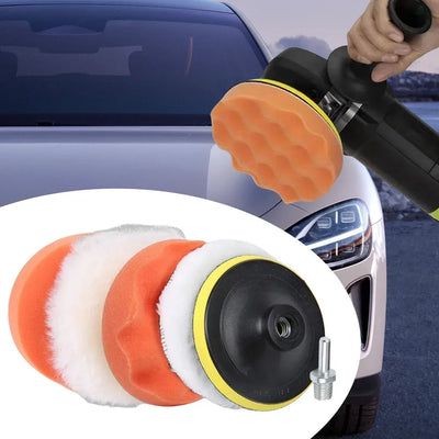 Polierscheiben Set für Fahrzeugpolitur 3/4/5 Zoll – SwissGlanzGarage Autopflege Schweiz