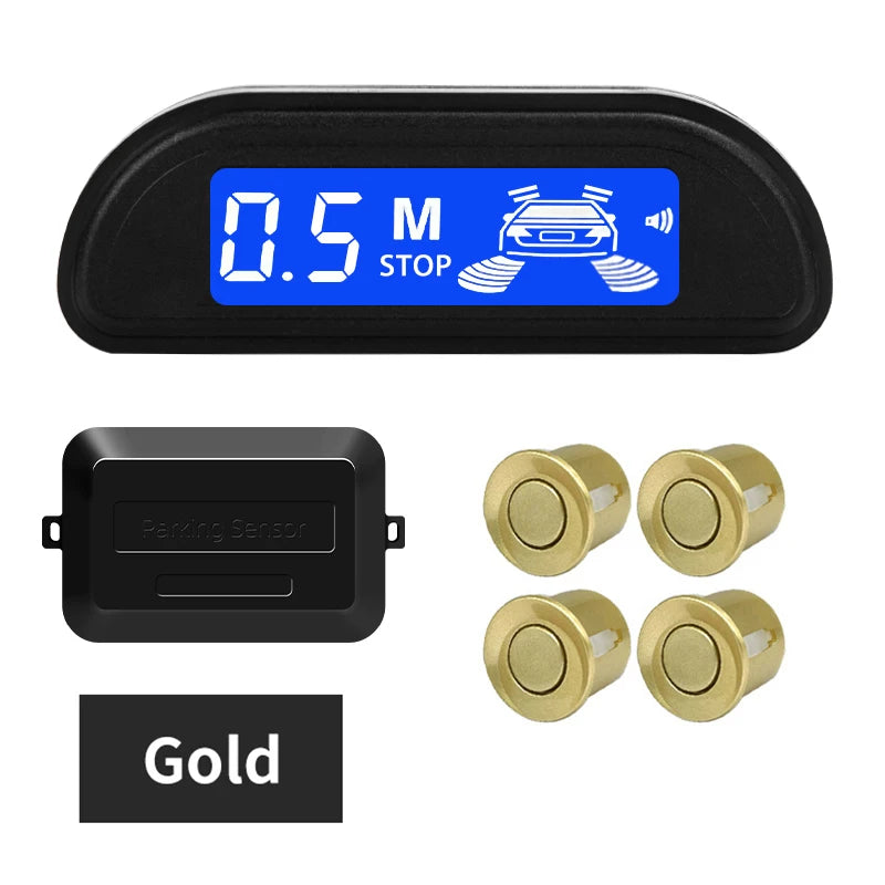 Parksensor Set mit LED Monitor 4 Sensoren