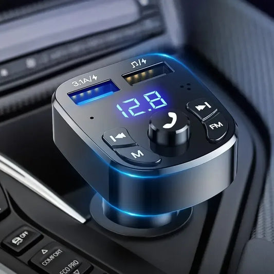 FM Bluetooth Empfänger mit Dual USB Ladegerät – SwissGlanzGarage Autopflege Schweiz