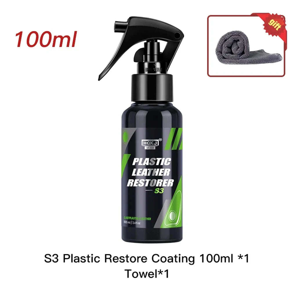 Kunststoff- & Leder-Auffrischer Spray – in Leder-Optik