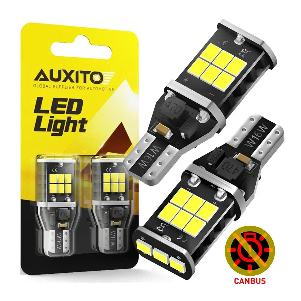 AUXITO Canbus T15 LED W16W Rückfahrlicht 6000K – SwissGlanzGarage Autopflege Schweiz