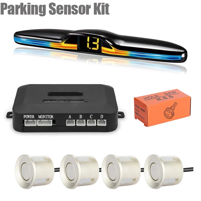 LED Parksensor-System mit Monitor-Set