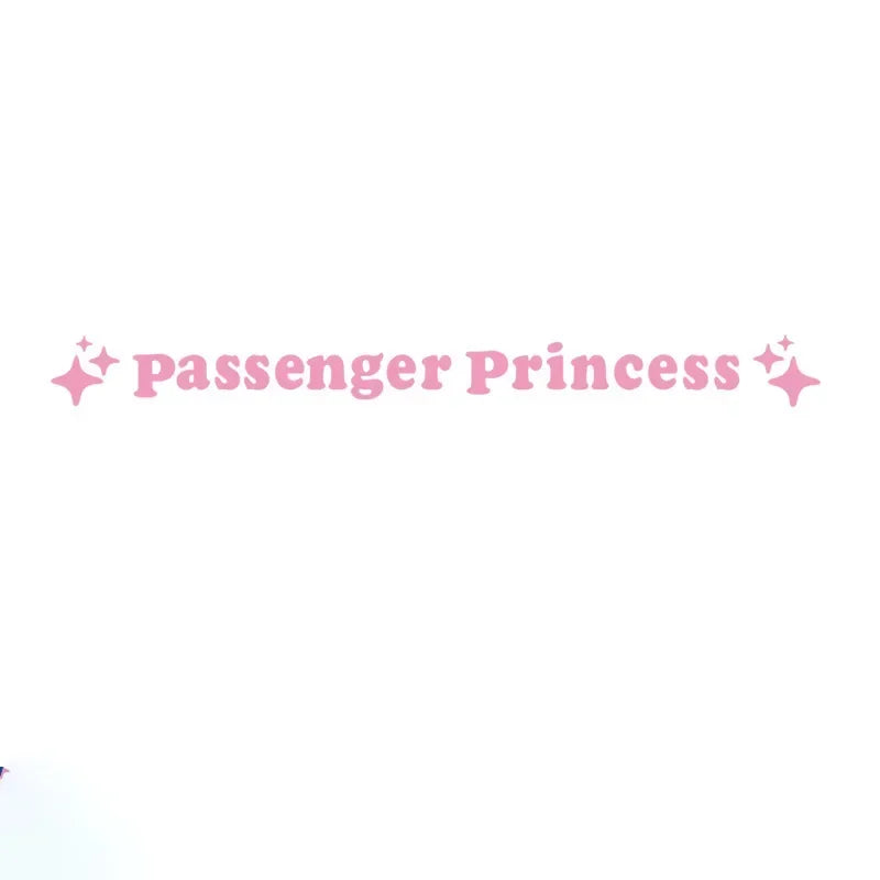 Spiegelaufkleber Passenger Princess