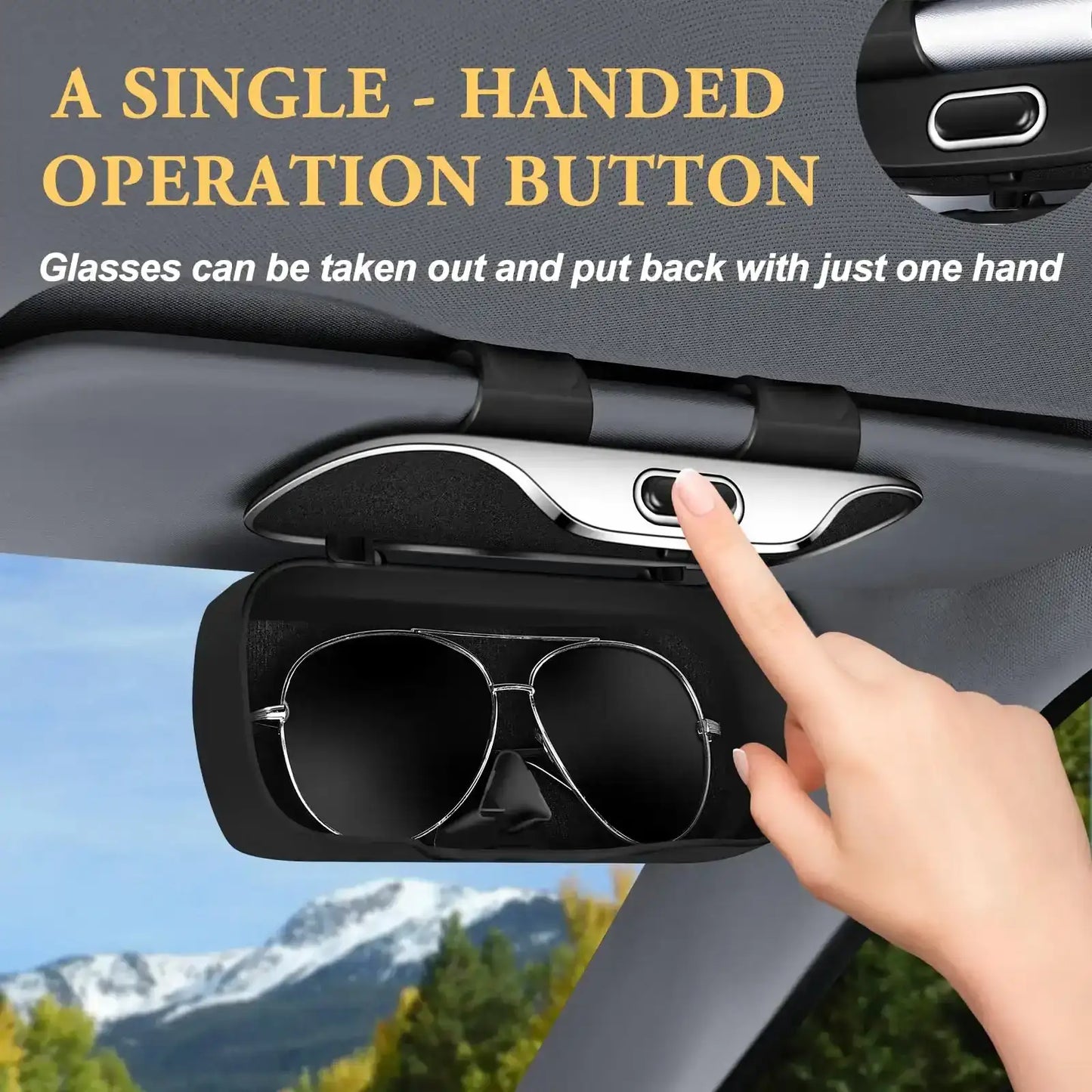 Auto-Sonnenbrillenbox – SwissGlanzGarage Autopflege Schweiz