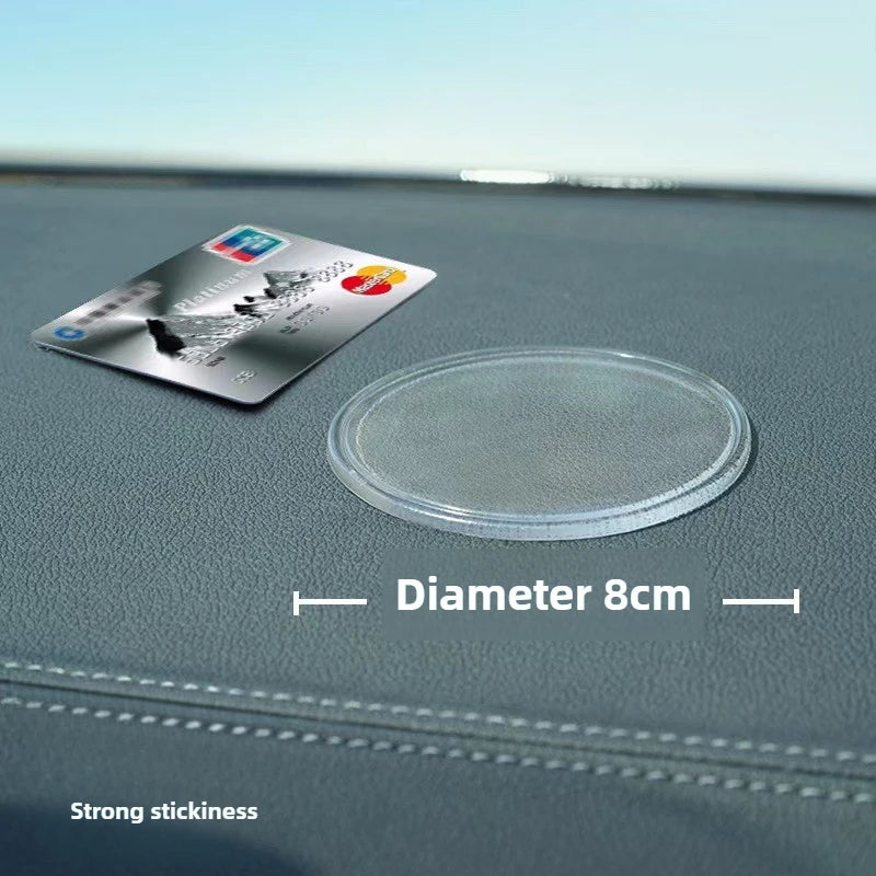 Anti-Rutsch Handy Unterlage Schwarz & Transparent