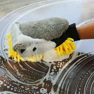 Mikrofaser-Waschschwamm Wasserfest – SwissGlanzGarage Autopflege Schweiz
