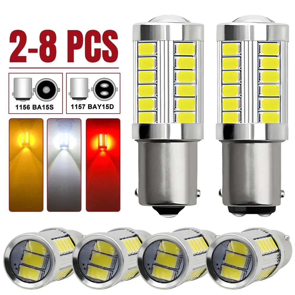 2/4 P21W BA15S 1156 1157 LED Lampen – SwissGlanzGarage Autopflege Schweiz