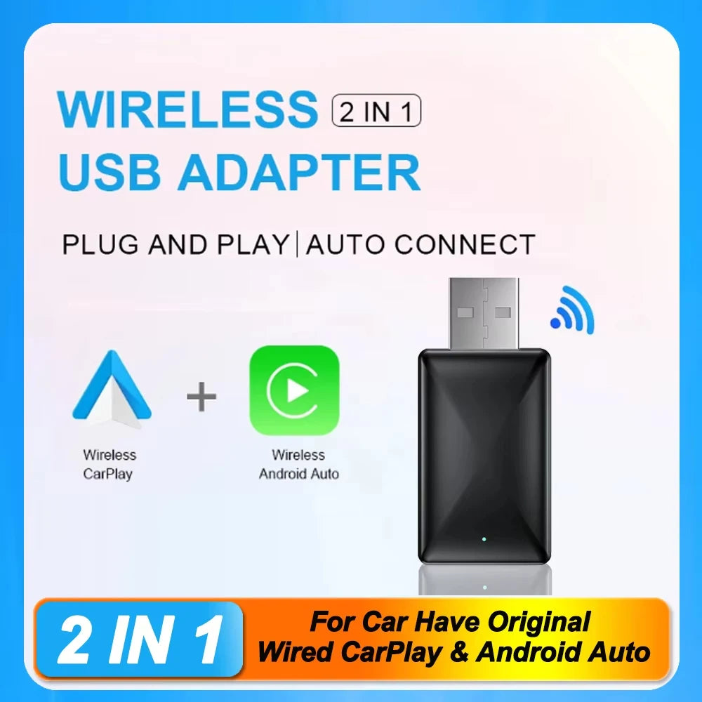XUDA 2 in 1 CarPlay & Android Auto Adapter