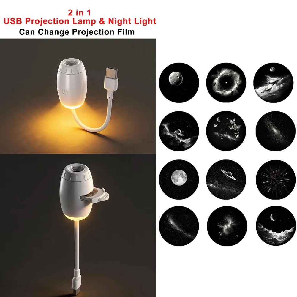 USB LED Sternenhimmel Projektor Galaxy-Lampe