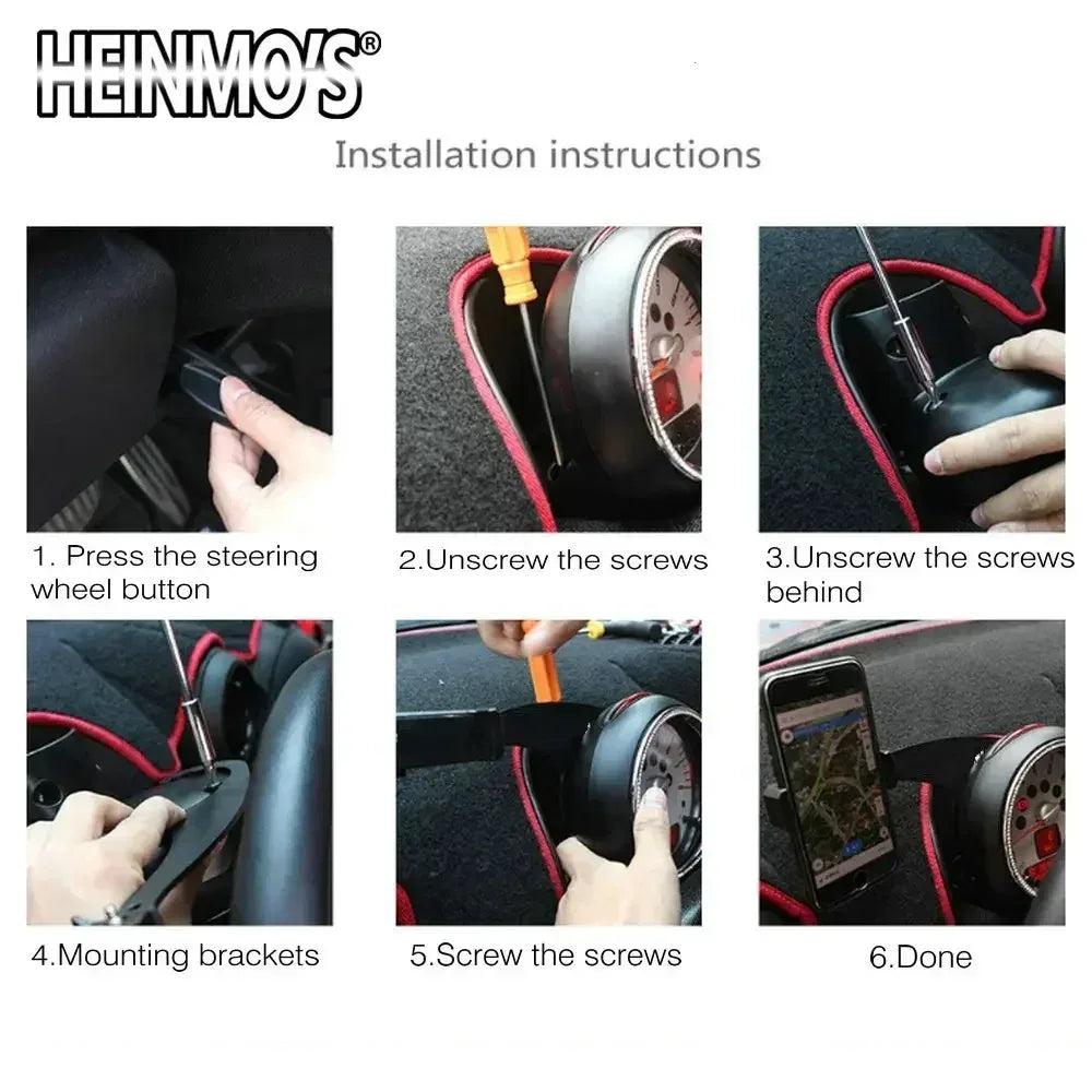 MINI Cooper Smartphone Halterung – SwissGlanzGarage Autopflege Schweiz