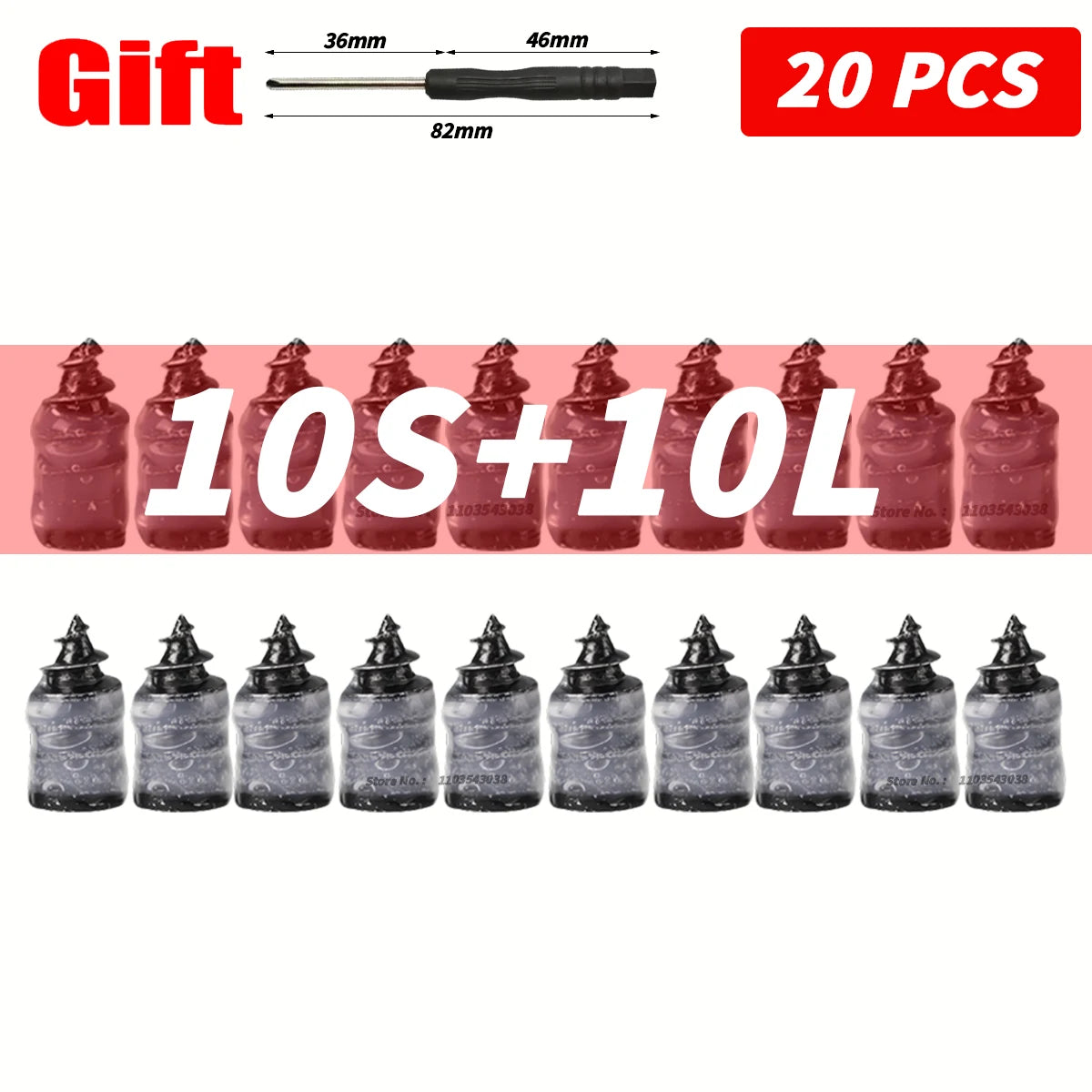 Reifen-Reparatur-Nagel Set 10 Stück