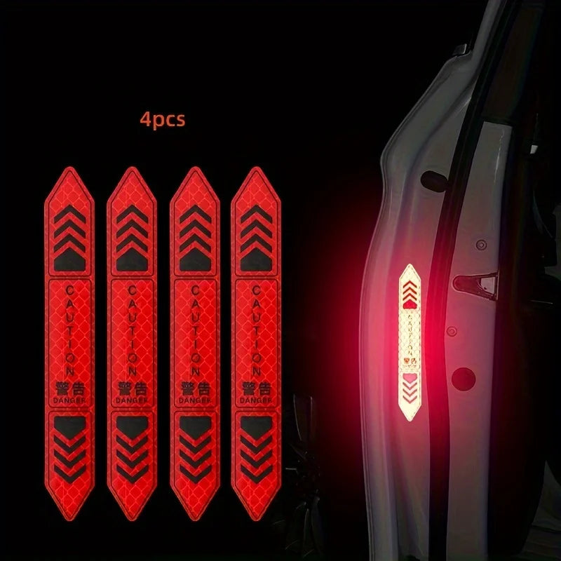 Reflektierende Auto-Türaufkleber Set