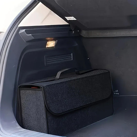 Kofferraum-Organizer faltbar mit ergonomischem Griff – SwissGlanzGarage Autopflege Schweiz