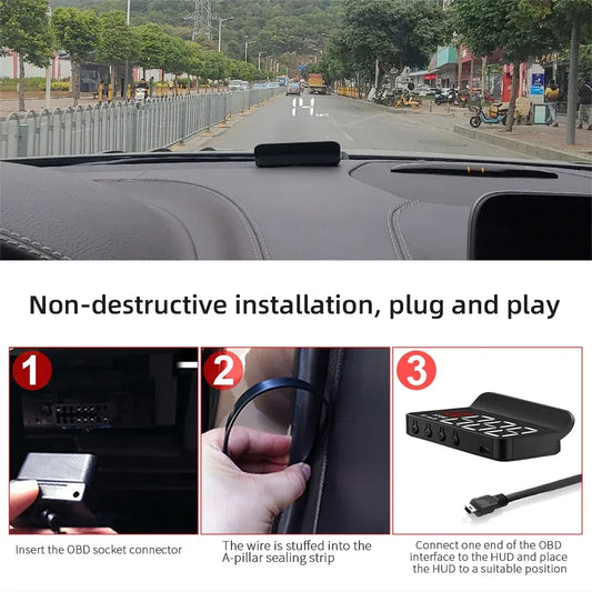 M3 HUD OBD2 Display für Auto – SwissGlanzGarage Autopflege Schweiz