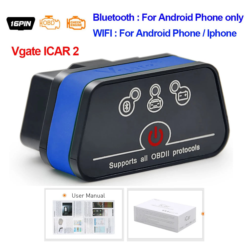 Vgate ICar2 OBD2 Bluetooth Scanner