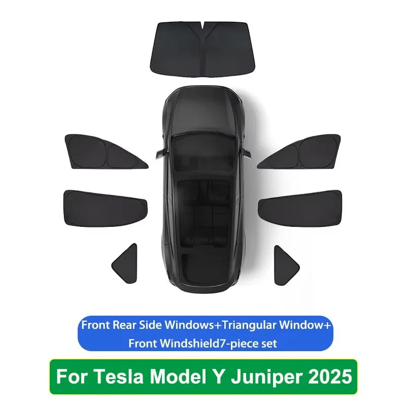 Auto-Sonnenschutz Set für Tesla Model Y