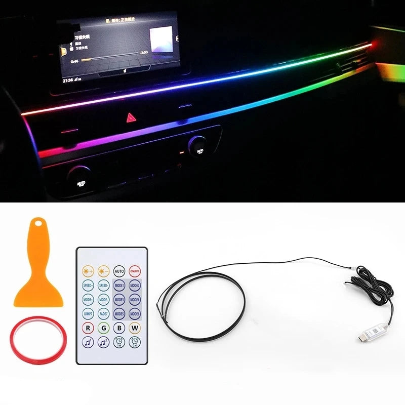 Farbige LED Innenraumbeleuchtung mit Fernbedienung