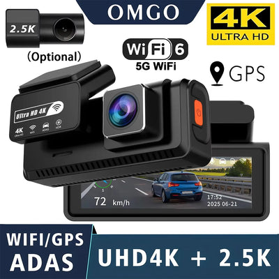 ADAS Dashcam 4K + 2.5K mit GPS – SwissGlanzGarage Autopflege Schweiz