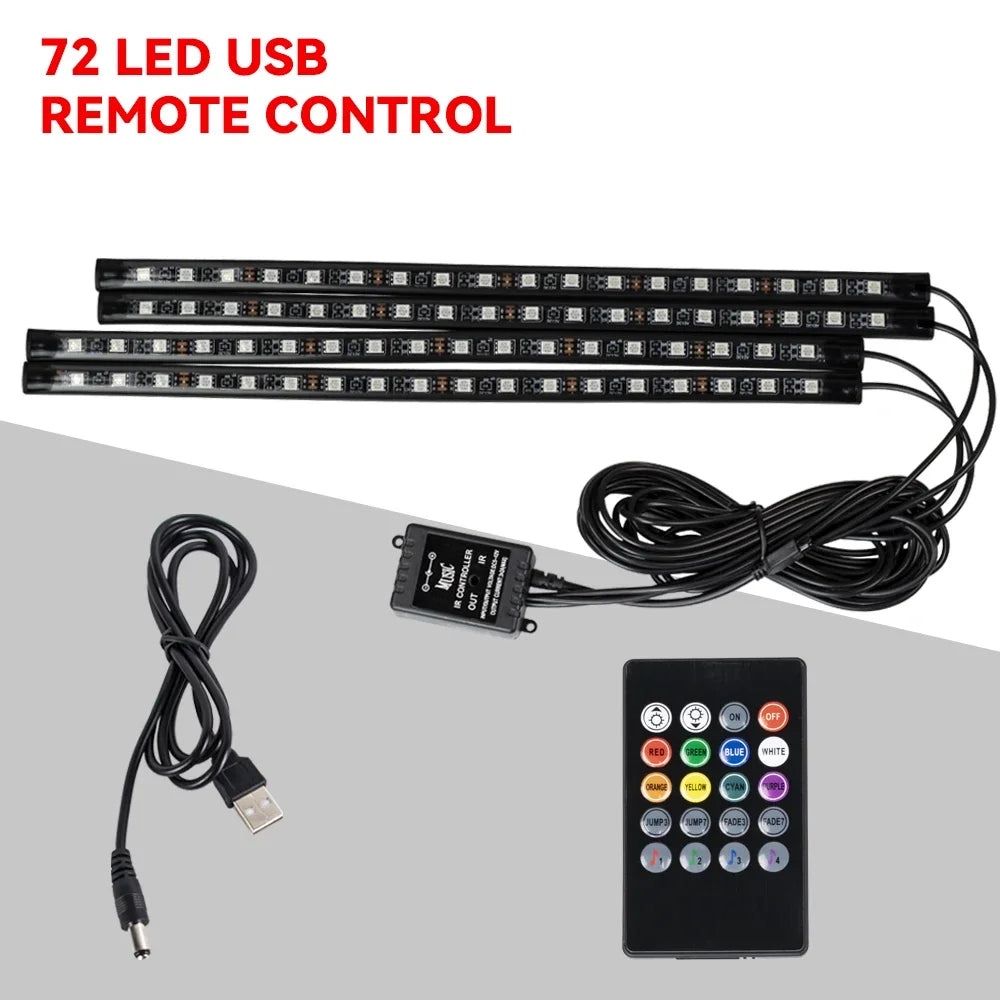 Kabelloses Auto LED Innenraum Ambiente Fusslicht