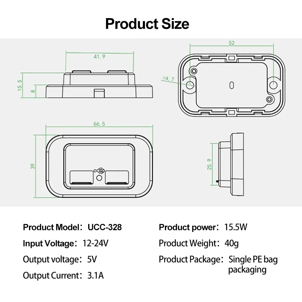 PD QC3.0 Auto Ladegerät 12V/24V – SwissGlanzGarage Autopflege Schweiz