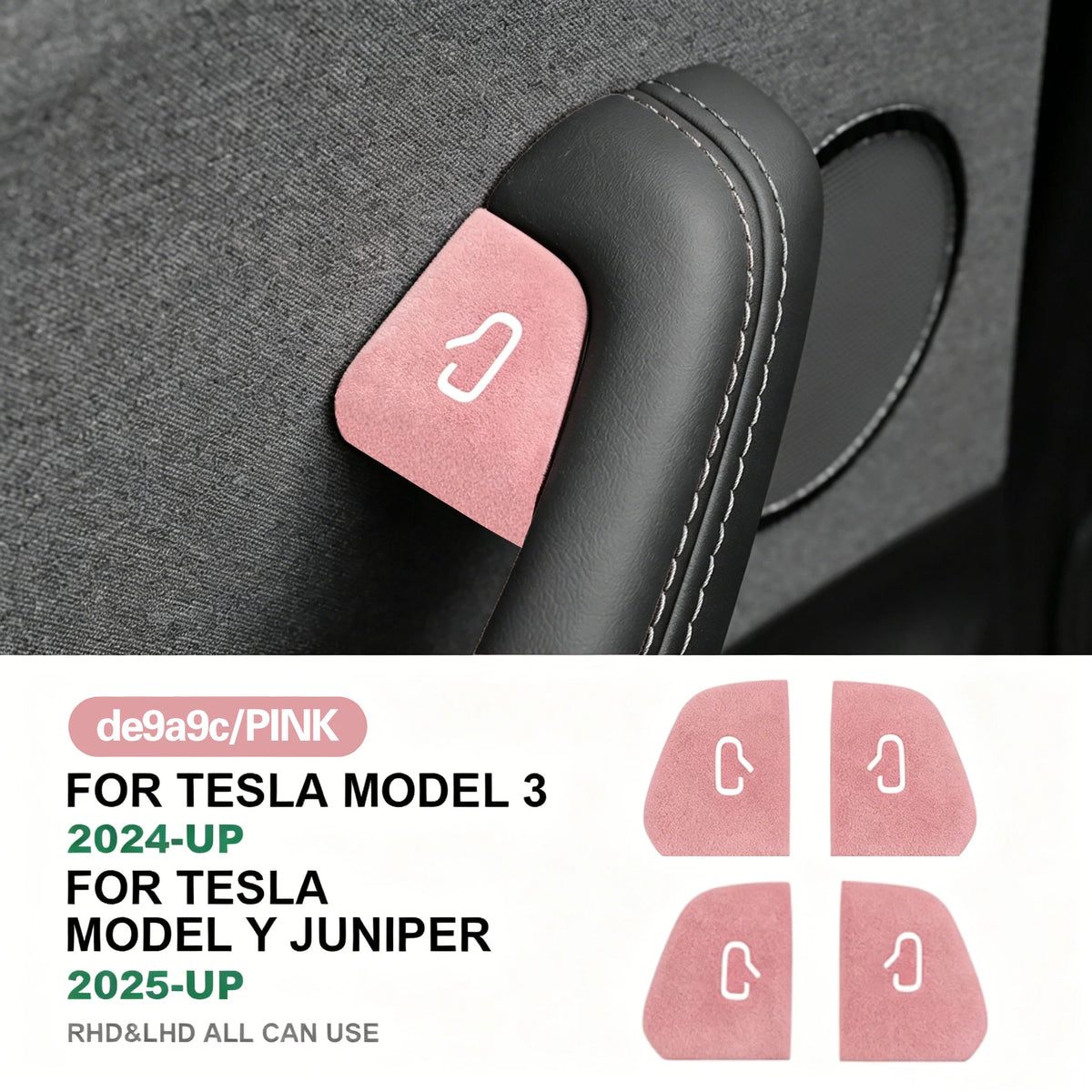 Tesla Model Y 2025 Türschalter Schutzaufkleber