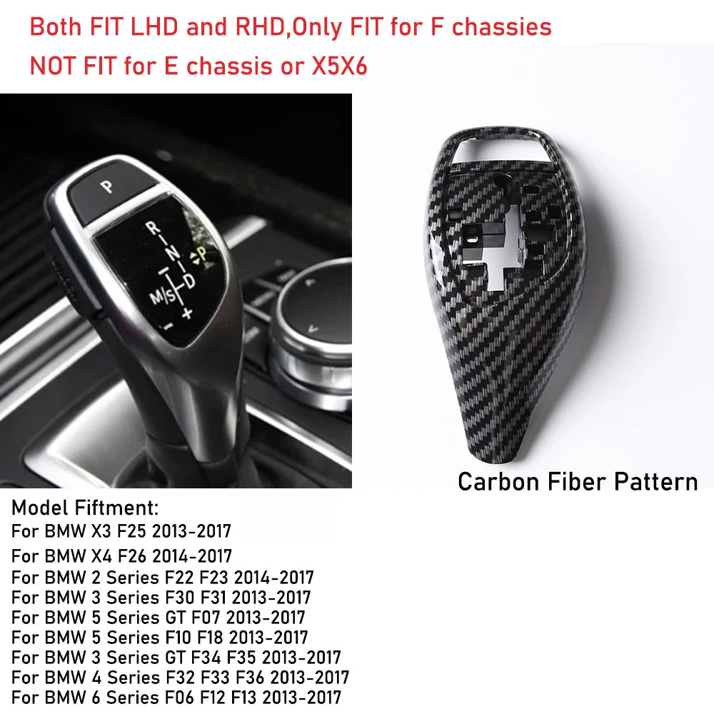 Schaltknauf-Abdeckung für BMW F10 F30 F11 F31