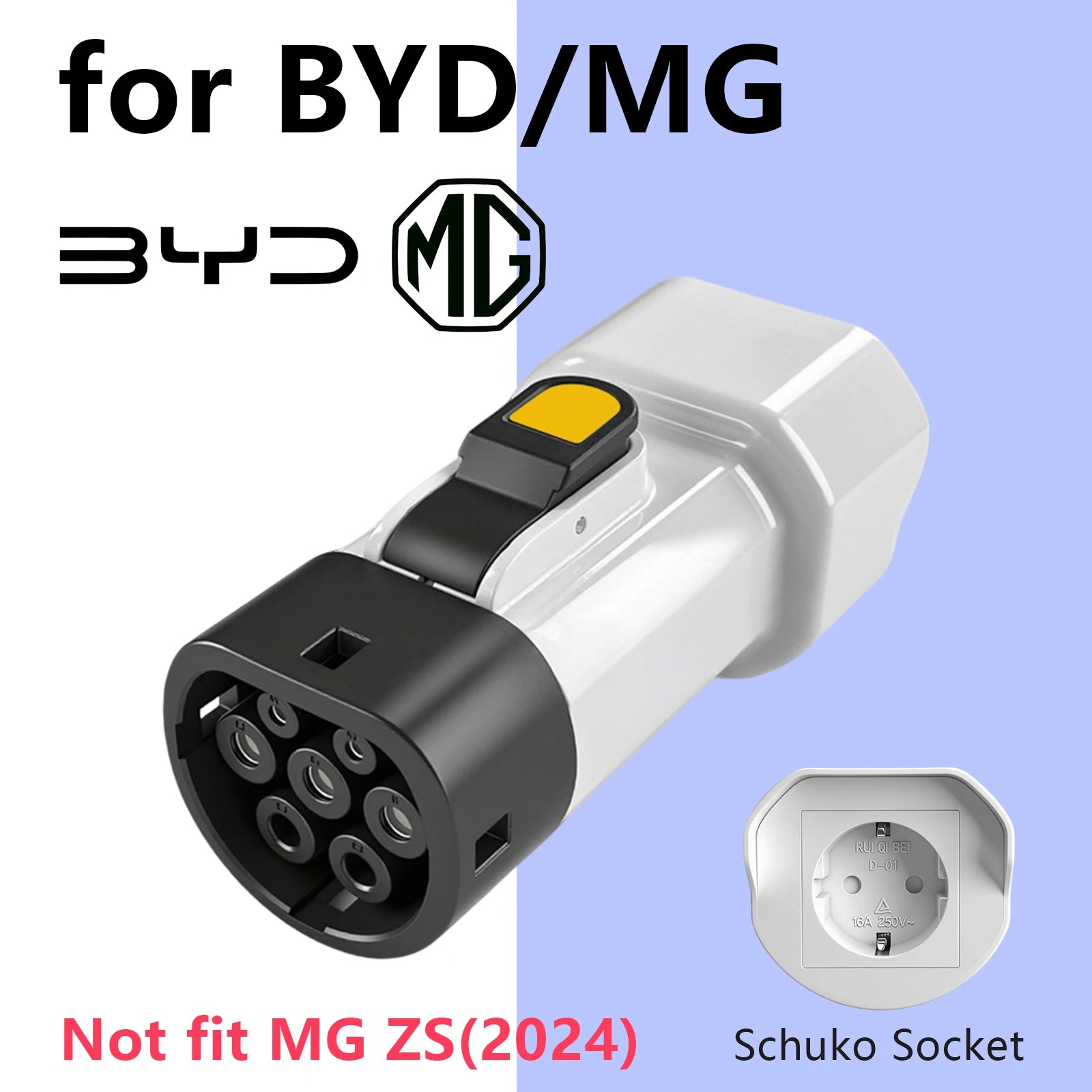 Type2 V2L Entladeadapter EU-Stecker
