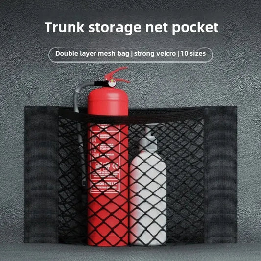 Kofferraum-Netztasche elastisch – für den Kofferraum – SwissGlanzGarage Autopflege Schweiz