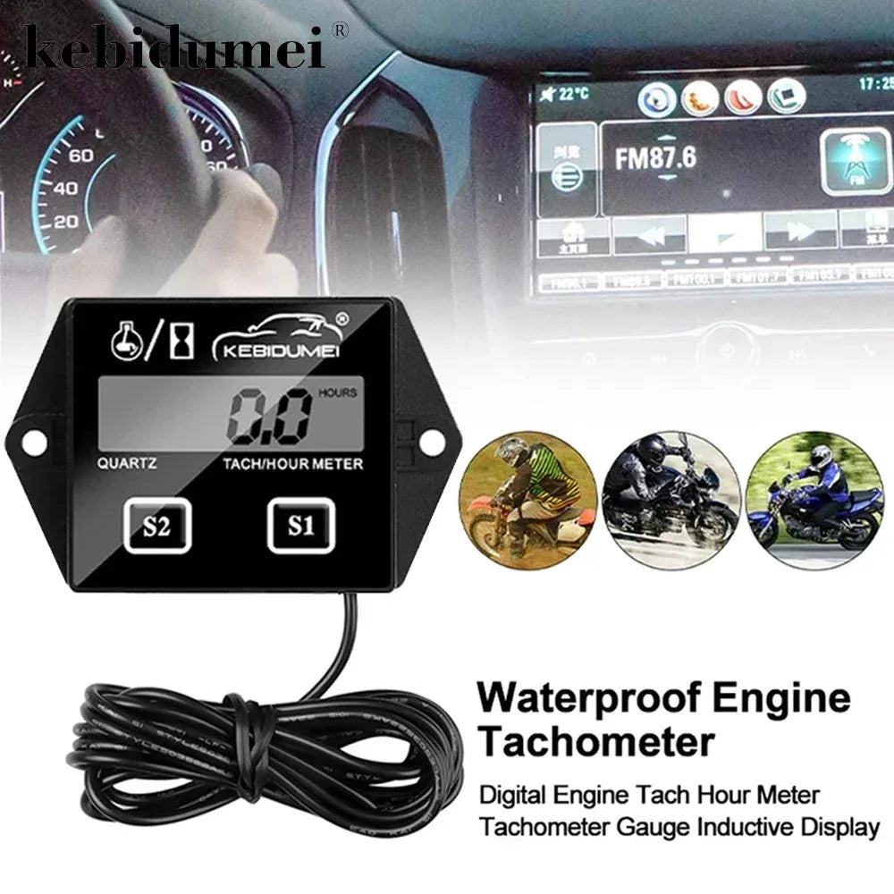 Wasserdichter Motorrad-Tachometer 0-20000 U/min – SwissGlanzGarage Autopflege Schweiz
