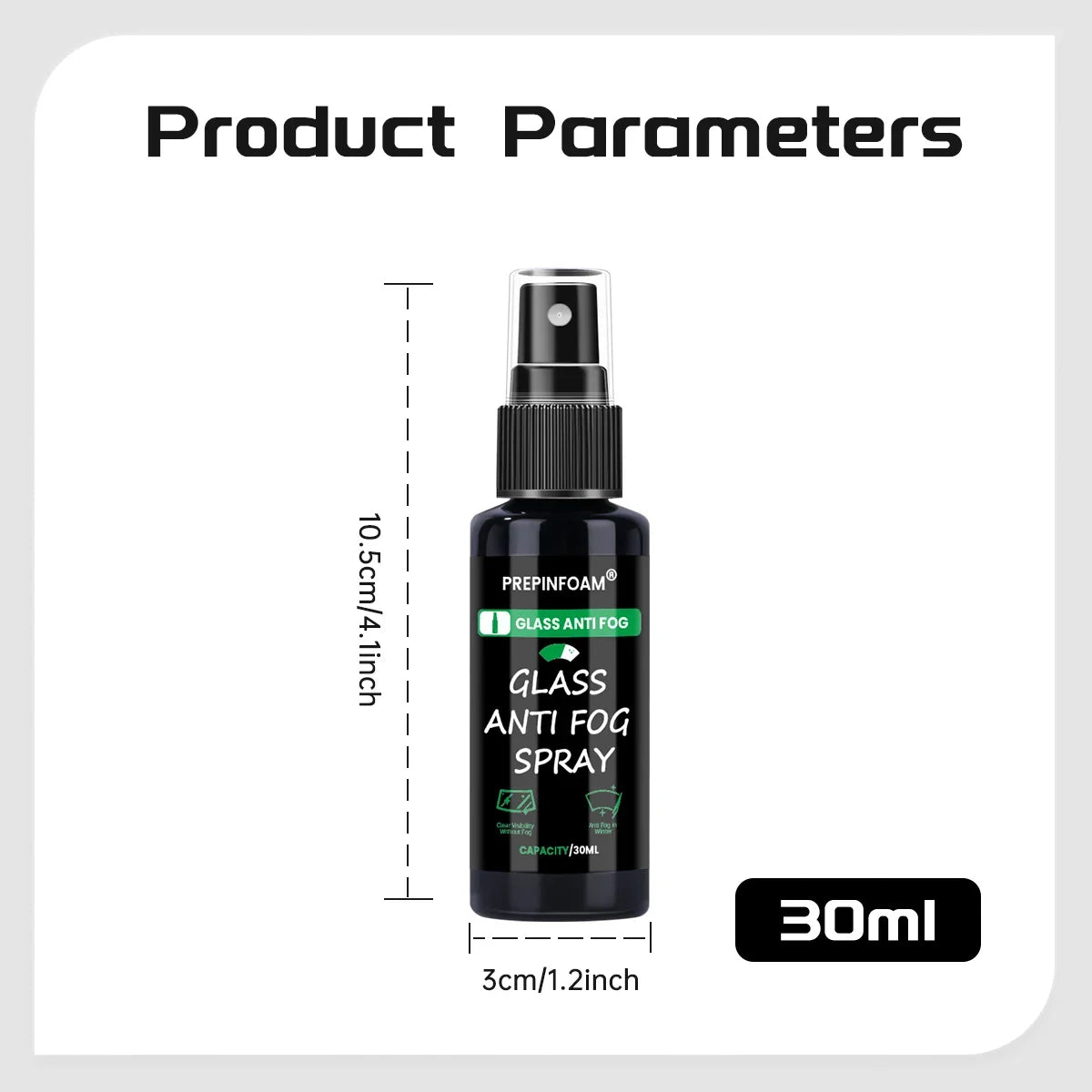 Anti-Beschlag-Spray für klare Sicht
