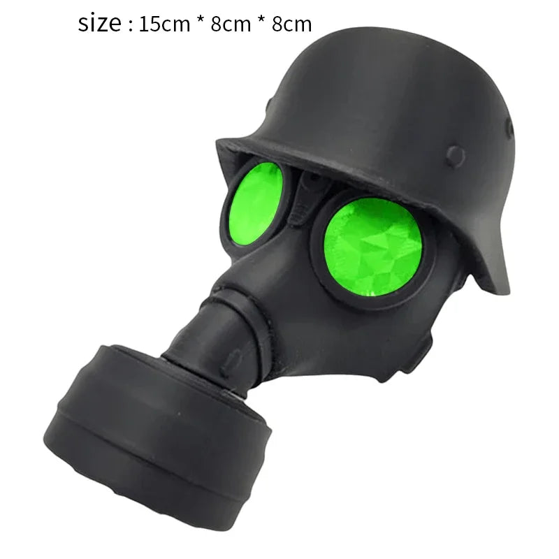 Anhängerkupplung Abdeckung Gasmasken-Helm