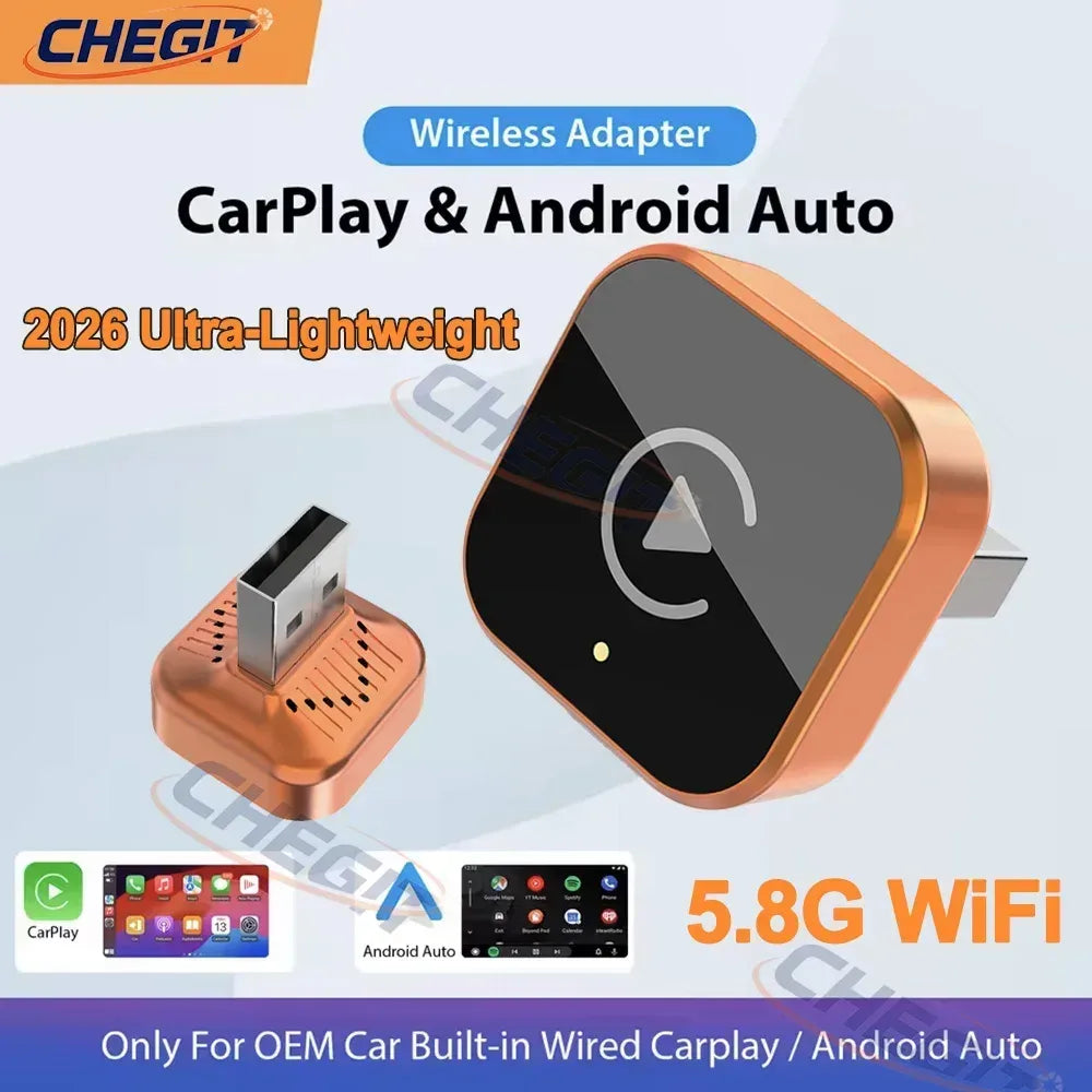 Kabellos CarPlay Android Auto Adapter 5.8G WiFi – SwissGlanzGarage Autopflege Schweiz
