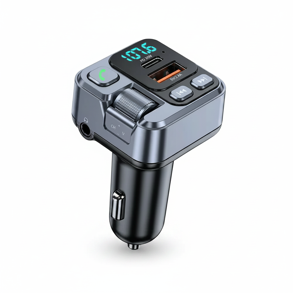 Bluetooth FM-Transmitter mit USB-C PD30W