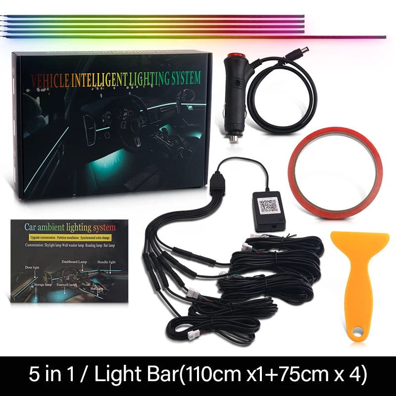 18 in 1 RGB Symphony Auto-Innenraumbeleuchtung