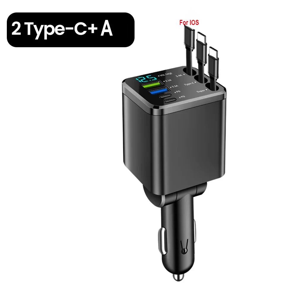 150W USB-C Auto Ladegerät 5 in 1