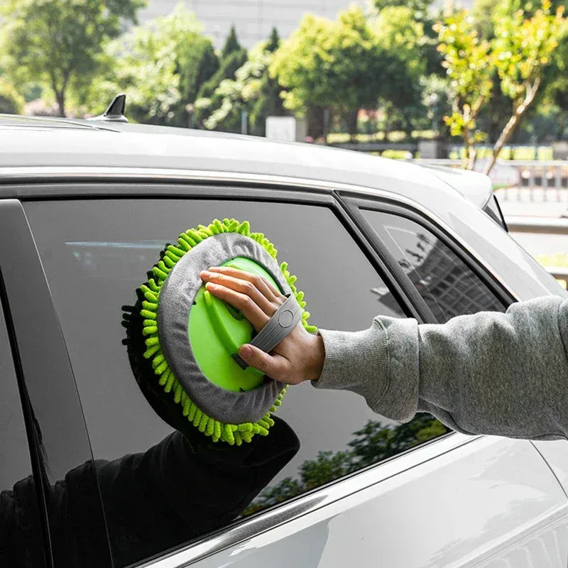 Mikrofaser-Waschschwamm – ausziehbar – SwissGlanzGarage Autopflege Schweiz