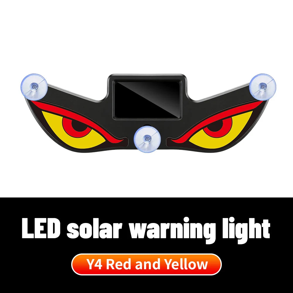 Solarbetriebenes Auto-Demon Eye LED Licht