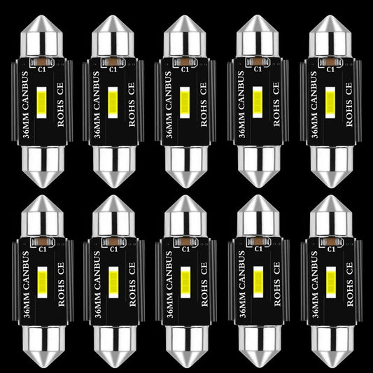 36mm C5W C10W LED Birnen Set – SwissGlanzGarage Autopflege Schweiz