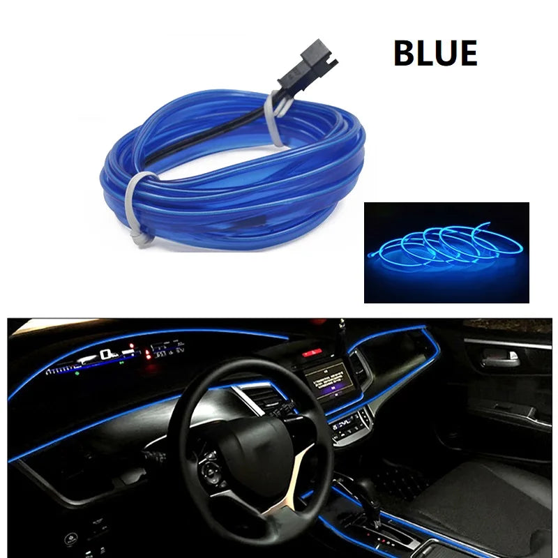Neon LED Innenraumbeleuchtung Streifen 10m