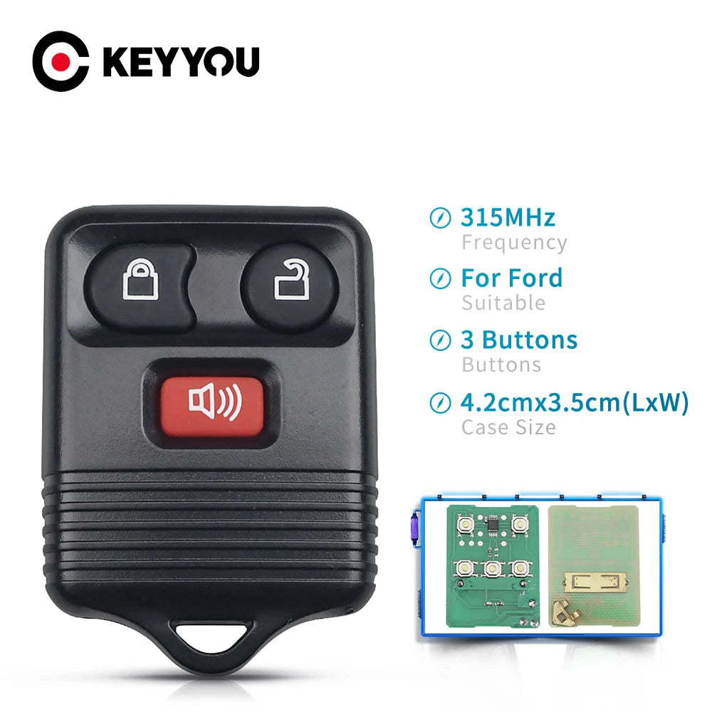 KEYYOU Fernbedienungsschlüssel 315MHz Ford
