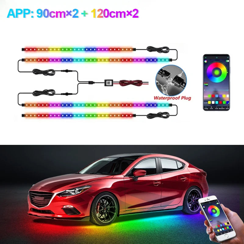 Flexible LED Unterbodenbeleuchtung RGB