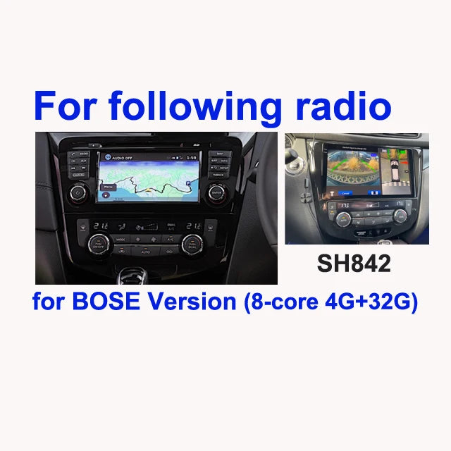 SINOSMART Android GPS für Nissan Qashqai J11