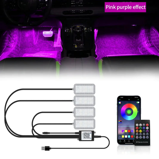 LED Innenraumbeleuchtung Set – SwissGlanzGarage Autopflege Schweiz