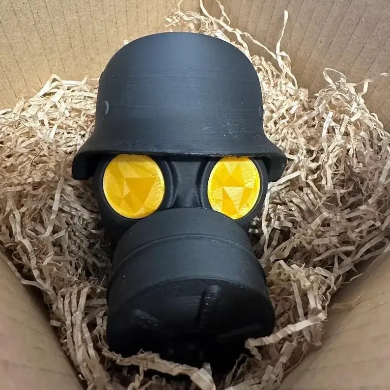 Anhängerkupplung Abdeckung Gasmasken-Helm