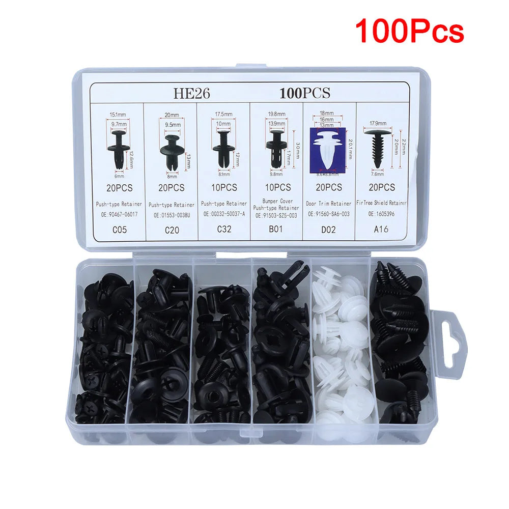 820 Teile Auto Retainer Clips Set