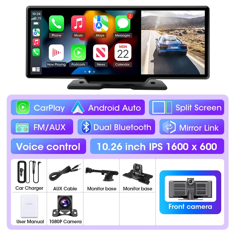 11.26 Zoll Dash Cam 4K Auto DVR