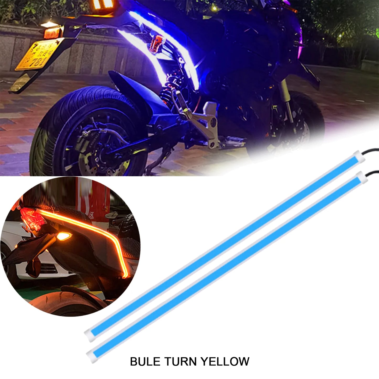 Motorrad LED Blinker Tagfahrlicht Set
