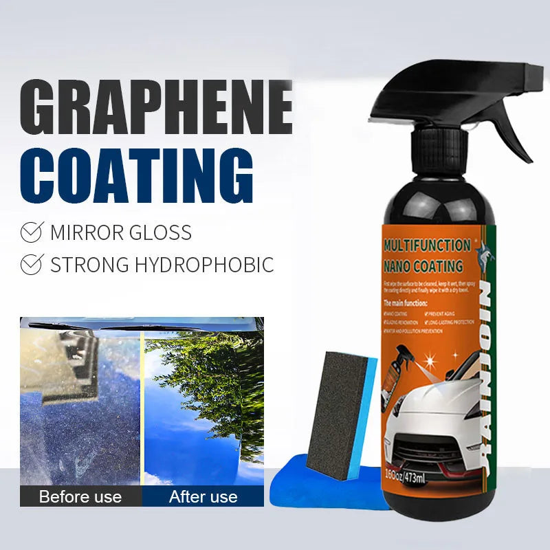 Auto-Nano-Keramik-Beschichtungsspray, superhydrophobe Hochglanz-Glanz-Autolack-P